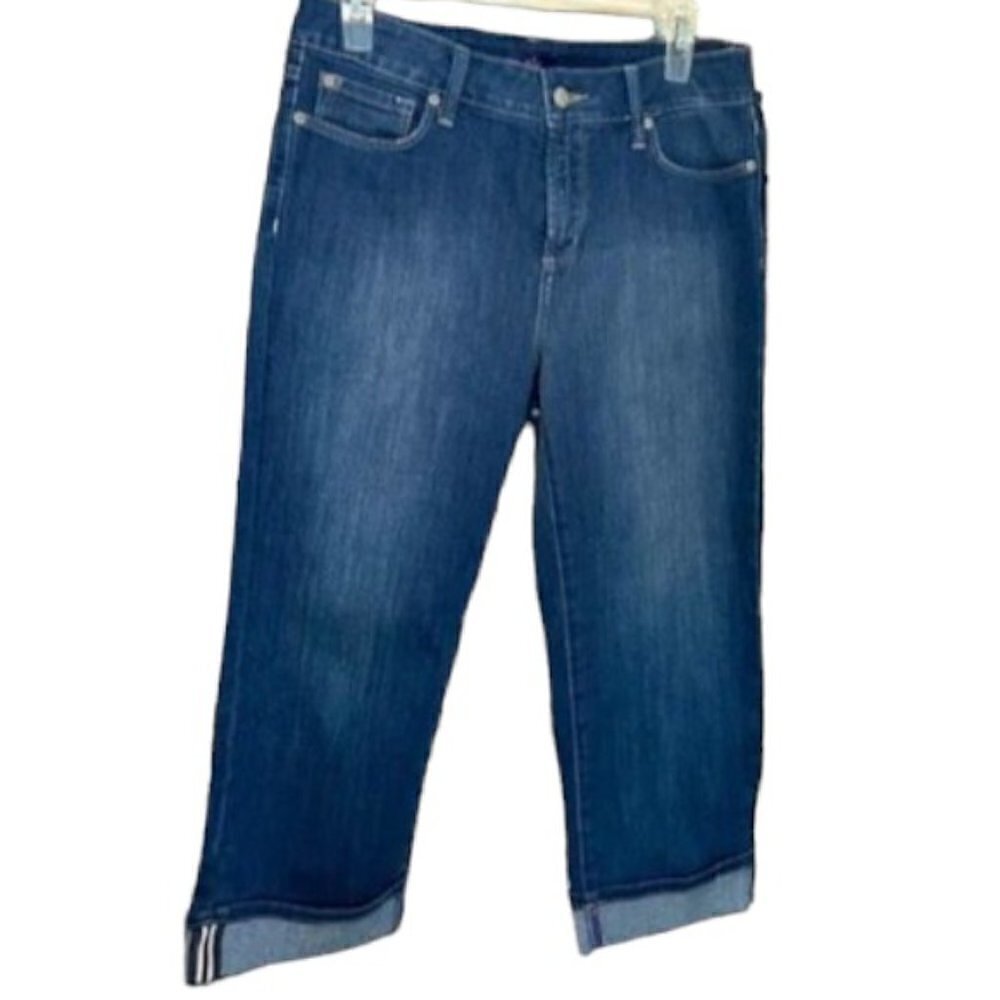 NYDJ Women’s Cuffed Capri Jeans Size 8